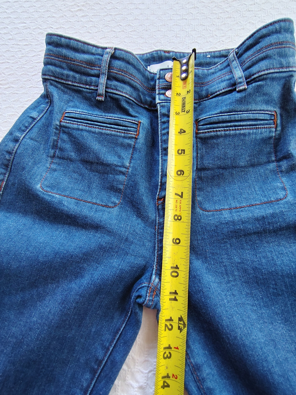 LOFT Women's High Rise Jeans - Dark Blue Size 25. - Picture 4 of 9